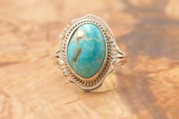 Native American Jewelry Sleeping Beauty Turquoise Ring